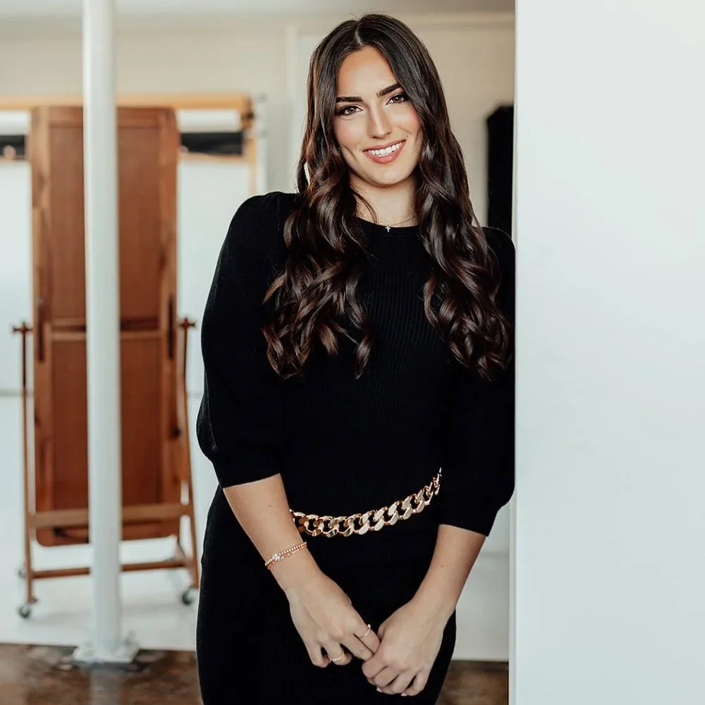 Brielle Puff Sweater Dress - Picture 4 of 5